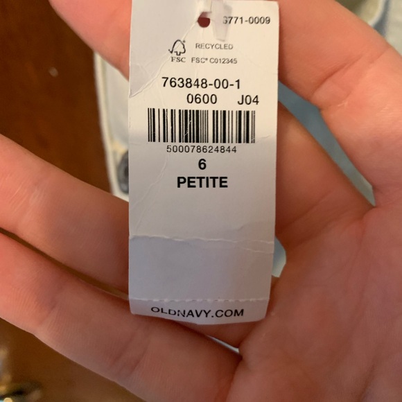 NWT Cream Overalls Size 6P - Picture 4 of 4